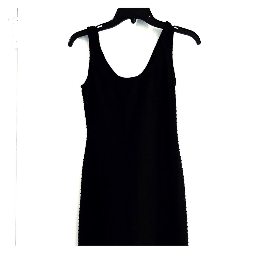 Black mini dress